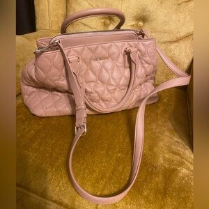 Ver Bradley Quilted Leather Emma Satchel Bag
